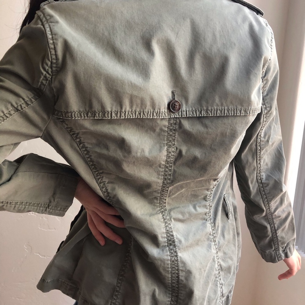 Abercrombie and Fitch Vintage Army Green Jacket - Picture 2 of 4